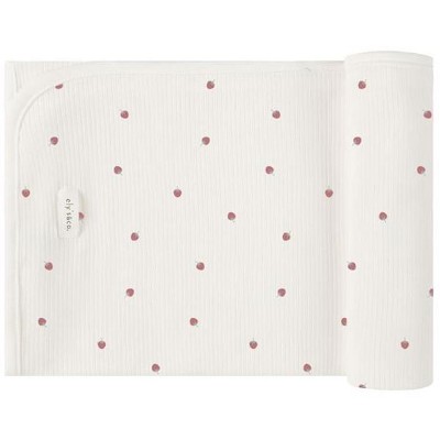 Ely's & Co. Baby Ribbed Cotton Receiving Blanket