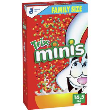 Lucky Charms Minis Cereal with Marshmallows, Family Size - 18.600 oz