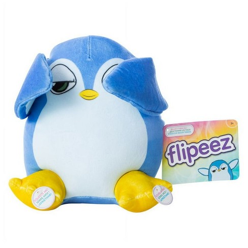 Flipeez Blue Penguin Interactive Plush 8 Inch With Squeezy Feet Target