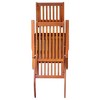 vidaXL Adjustable Patio Deck Chair with Footrest and Cushion, Solid Acacia Wood, Weather-Resistant - 4 of 4