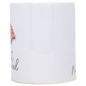 Elanze Designs Bacon is my Spirit Animal mmm Bacon� 11 Ounce White Ceramic Coffee Mug - 1 of 2