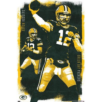 Trends International Nfl Green Bay Packers - Aaron Jones 21 Unframed Wall  Poster Print Black Clip Bundle 22.375 X 34 : Target