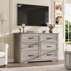 Modern 6 Drawers Dresser, Chest of Drawers Closet Organizers and Storage Clothes - 4 of 4