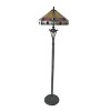 Chloe Lighting Ridley Tiffany-style 2 Light Mission Floor Lamp 18" Shade - 2 of 2