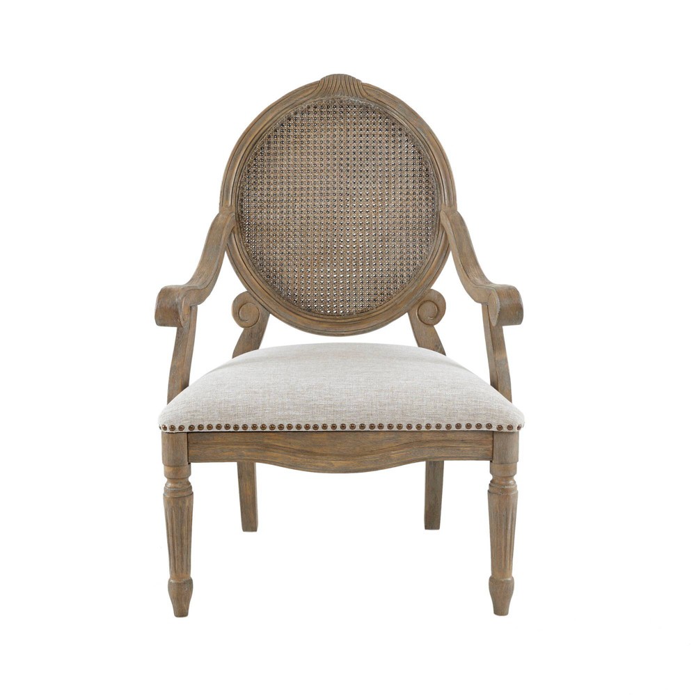 Hudson Cane Chair Beige, accent chairs was $329.99 now $230.99 (30.0% off)