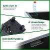 Planter Set of 2, Indoor ＆ Outdoor Black Taper Planter with Shelf Insert, Self-Absorbing Plastic Flower Pots, Large Resin Plant Pots - 4 of 4