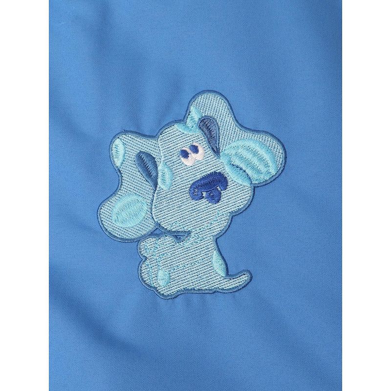 Blue's Clues Embroidered Blue Long Sleeve Varsity Jacket, 4 of 6