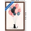 Trends International Andreas Magnusson - The Cat And The Balloons Framed Wall Poster Prints - 3 of 4