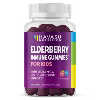 Elderberry Gummies for Kids, Immune System Supplement, Havasu Nutrition, 60ct