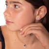 Disney Womens Minnie Mouse Silver Plated Cubic Zirconia Necklace, 16+2" - 2 of 4