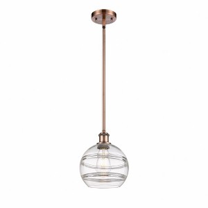 Rochester - 1 Light Stem Hung Mini Pendant In Industrial Style-9.88 Inches Tall and 8 Inches Wide - 1 of 1