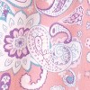 Collections Etc Zip Front Soft Paisley Robe - 4 of 4
