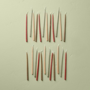 24pk Mini Taper Wishing Candles - Hearth & Hand™ with Magnolia - 1 of 3