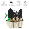 Nature Spring Gardening Tools With 7-Pocket Canvas Tote - Set of 8 - image 3 of 4