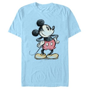 Men's Mickey & Friends Sketched Mickey Portrait T-Shirt - 1 of 4