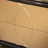 JTH LUXE Verona 23" Wide Contemporary Glam Storage Side Table, Espresso Black & Soft Gold Birchwood & Veneer - 2 of 4