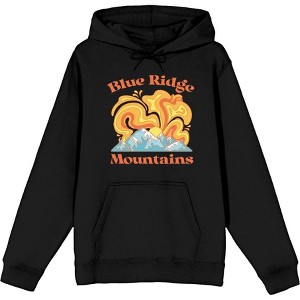 Adventure Society Blue Ridge Mountains Adult Long Sleeve Hoodie - 1 of 2