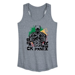Women's - Marvel - Black Panther Wakanda Graphic Racerback Tank - 1 of 4