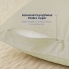 Kickoff 100% Bamboo Viscose Pillowcases Only, Hidden Zipper, Cooling Breathable, Bedding Pillow Covers for Hot Sleepers - 4 of 4