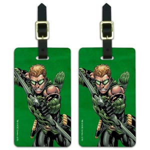 Justice League Green Arrow Character Luggage ID Tags Set of 2 - 1 of 4