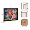 Kate & Laurel All Things Decor 20"x16" Gallery Bright Coral Underwater Ocean Print by The Creative Bunch Studio Natural - 3 of 4