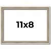 PosterPalooza | Photo Size Classic Modern Silver Frame - UV Acrylic, Foam Board Backing, Hanging Hardware - 2 of 4