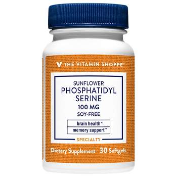 The Vitamin Shoppe Sunflower Phosphatidylserine 100 MG (30 Softgels)