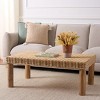 Shazza Weaved Coffee Table - COF6517A - Natural - Safavieh - 2 of 4