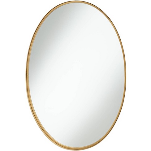 Noble Park Harnes Gold 24 1 4 X 36 Oval Wide Lip Wall Mirror Target