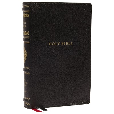 Nkjv, Personal Size Reference Bible, Sovereign Collection, Leathersoft, Black, Red Letter, Thumb Indexed, Comfort Print - by  Thomas Nelson