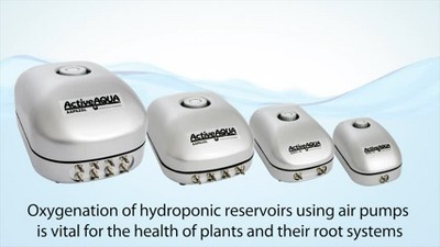 Active Aqua Silver 1-Outlet Air Pump with Adjustable Pressure