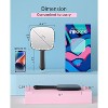 FamiHomii Lightweight, Durable, Portable Handheld Mirror with dimmable Light, Perfect for Hair Styling and Shaving.Battery Operated,Black - 2 of 4
