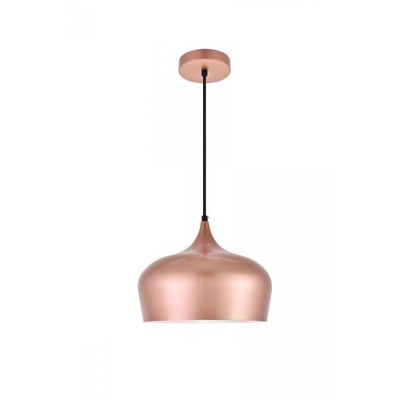 Elegant Lighting Nora 1 Light Honey Gold Pendant