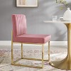Modway Carriage Channel Tufted Sled Base Performance Velvet Dining Chair - 2 of 3