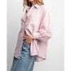 Women's TEXTURED VOILE BUTTON DOWN SHIRT - Easel - 2 of 4
