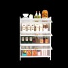 Modern Sideboard Decorative Storage Cabinet, Multi-Level Flip Door Cabinet, CENGHU Buffet Cabinet, for Living Room, Kitchen, Bedroom, Hallway - 2 of 4