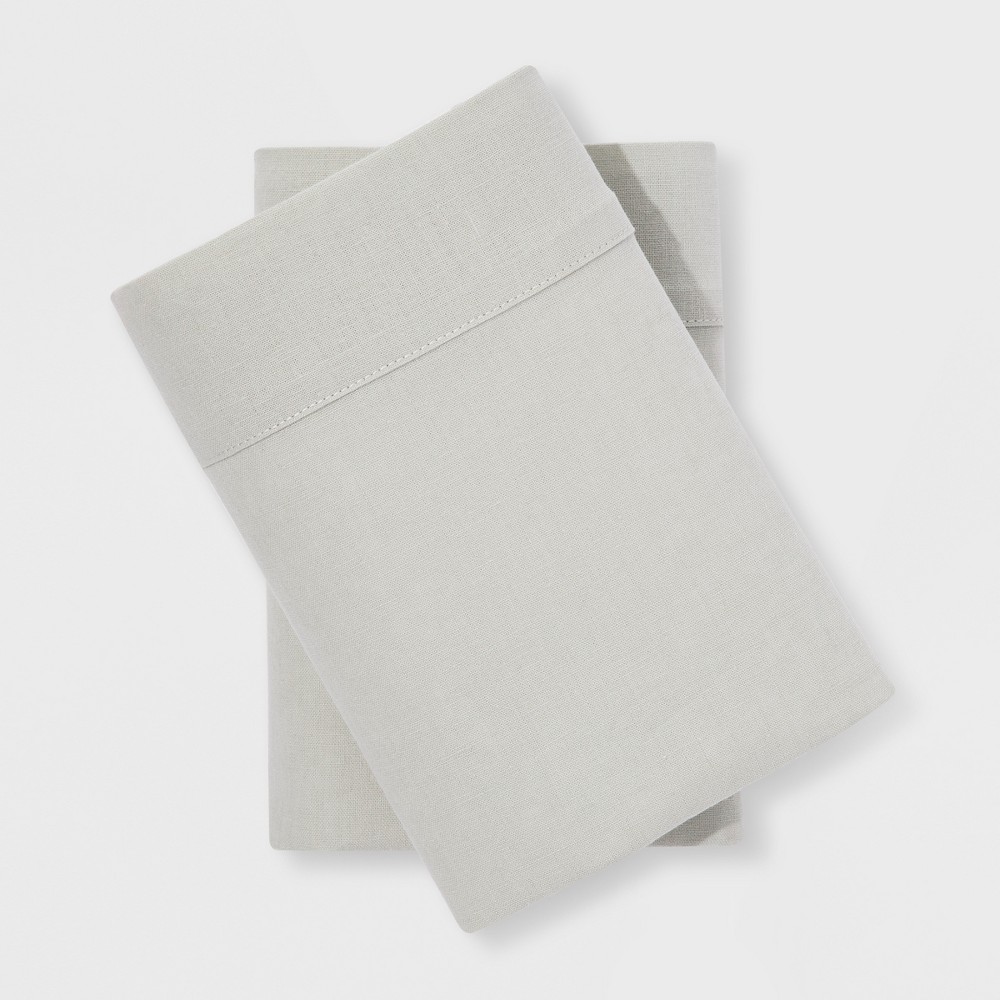 Linen Blend Pillowcases (Standard) Forgotten Sage - Threshold was $29.99 now $14.99 (50.0% off)