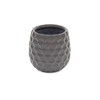 Cheung's Farrier Hexagon Pattern Gray Ceramic Pot - Medium - 2 of 3