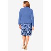Jessica London Women's Plus Size 2-Piece Stretch Crepe Single-Breasted Jacket Dress - 3 of 4