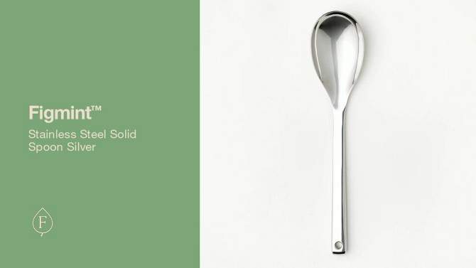 Stainless Steel Solid Spoon Silver - Figmint&#8482;, 2 of 5, play video