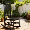Gulches Outdoor Resin Rocking Chair Wood-Like Look, Weather-Resistant (No Splinter/Crack/Peel), Easy Clean, Low-Maintenance - 3 of 4