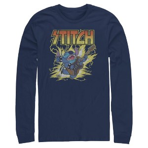 Mens Lilo & Stitch On Stage Long Sleeve Shirt - 1 of 4