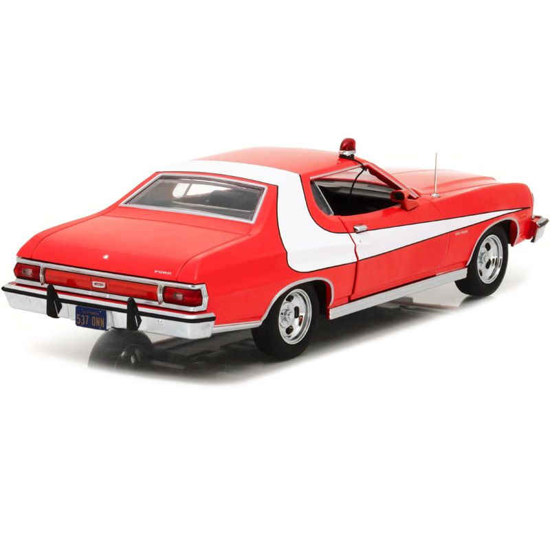 1976 Ford Gran Torino Red with White Stripes "Starsky and Hutch" (1975-1979) TV Series 1/24 Diecast Model Car by Greenlight, 2 of 5