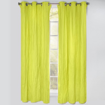 50"x84" Blackout Grommet Curtain Panels Granny Smith Green - Crayola