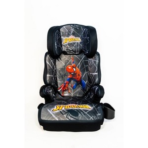 Marvel Spider-Man High Back Booster Car Seat - Spider-Man Gray Web - 1 of 4