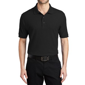 Mafoose Men's Short Sleeve Soft Silk Touch Classic Polo Shirt for Everyday Comfort - 1 of 4