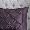 Gulches 7 Piece Tufted Comforter Set Black Cal King, Sleek Bedding for Modern Bedroom Elegance - 4 of 4