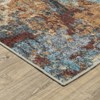 Oriental Weavers Sumter SUM13 Blue/ Rust Indoor Area Rug - 2' x 8' - 2 of 4