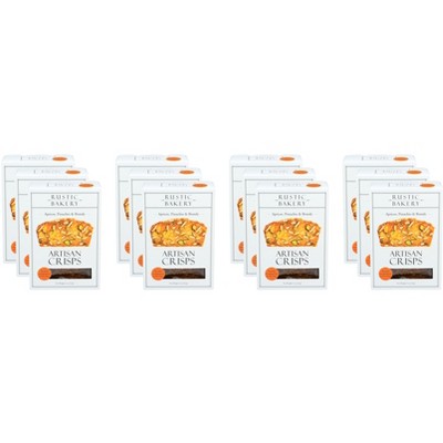 Rustic Bakery Crisps Apricot & Pistachio - Case of 12 - 5 oz