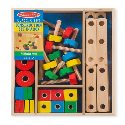 melissa and doug construction set in a box